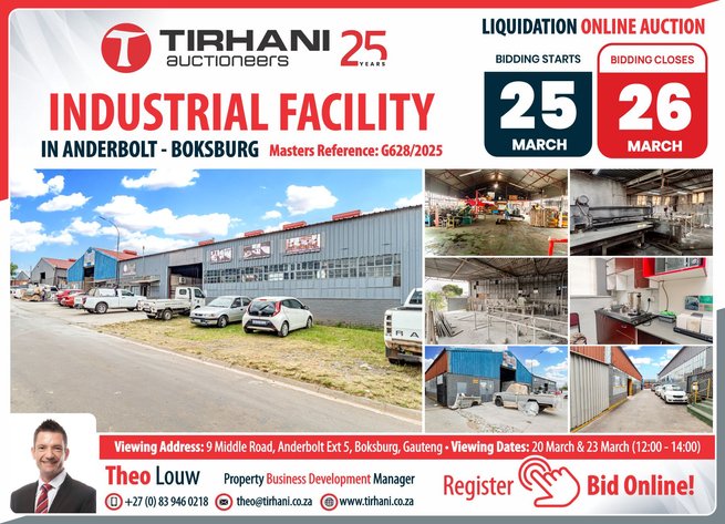 Image for INDUSTRIAL FACILITY IN ANDERBOLT-BOKSBURG | ONLINE AUCTION