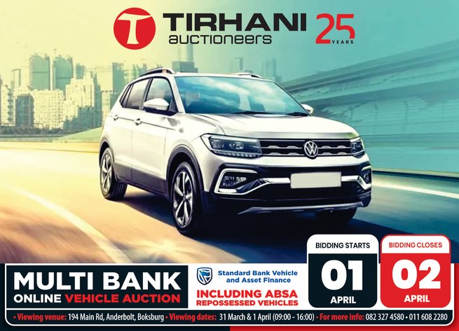 Image for MULTI BANK ONLINE VEHICLE AUCTION APRIL 2026