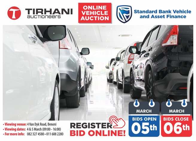 Image for STANDARD BANK VEHICLE AND ASSET FINANCE ONLINE AUCTION & OTHER MATTERS