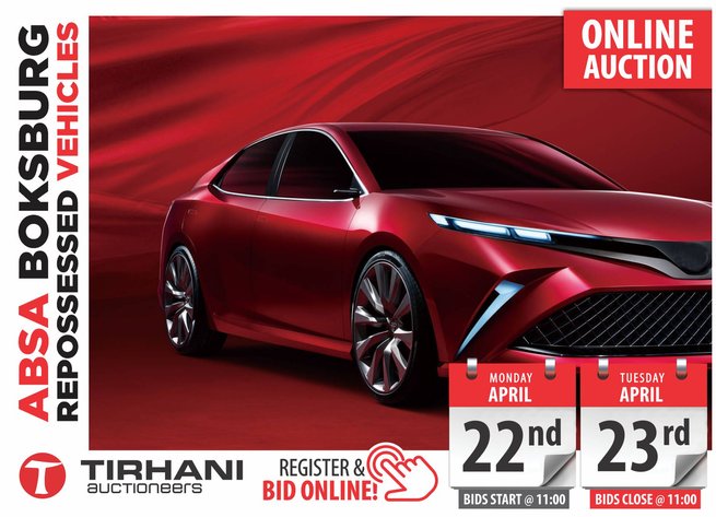 Image for ABSA BOKSBURG REPOSSESSED VEHICLES ONLINE AUCTION APRIL 2024