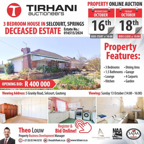 Image for 3 BEDROOM HOUSE IN SELCOURT, SPRINGS