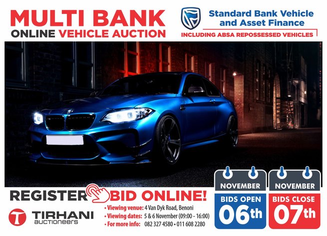 Image for MULTI BANK ONLINE VEHICLE AUCTION NOV 2024