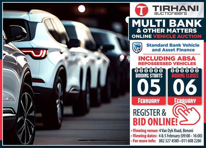 Image for MULTI BANK & OTHER MATTERS ONLINE VEHICLE AUCTION FEBRUARY 2025