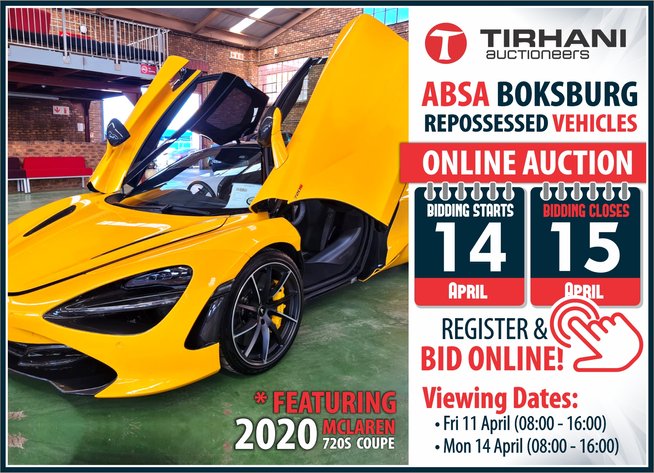 Image for ABSA BOKSBURG REPOSSESSED VEHICLES ONLINE AUCTION APRIL 2025