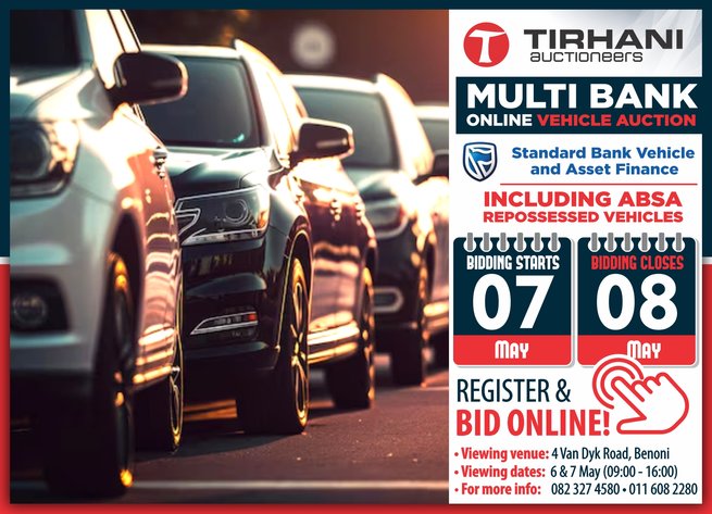 Image for MULTI BANK ONLINE VEHICLE AUCTION MAY 2025