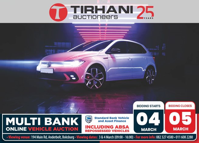 Image for MULTI BANK ONLINE VEHICLE AUCTION MARCH 2026